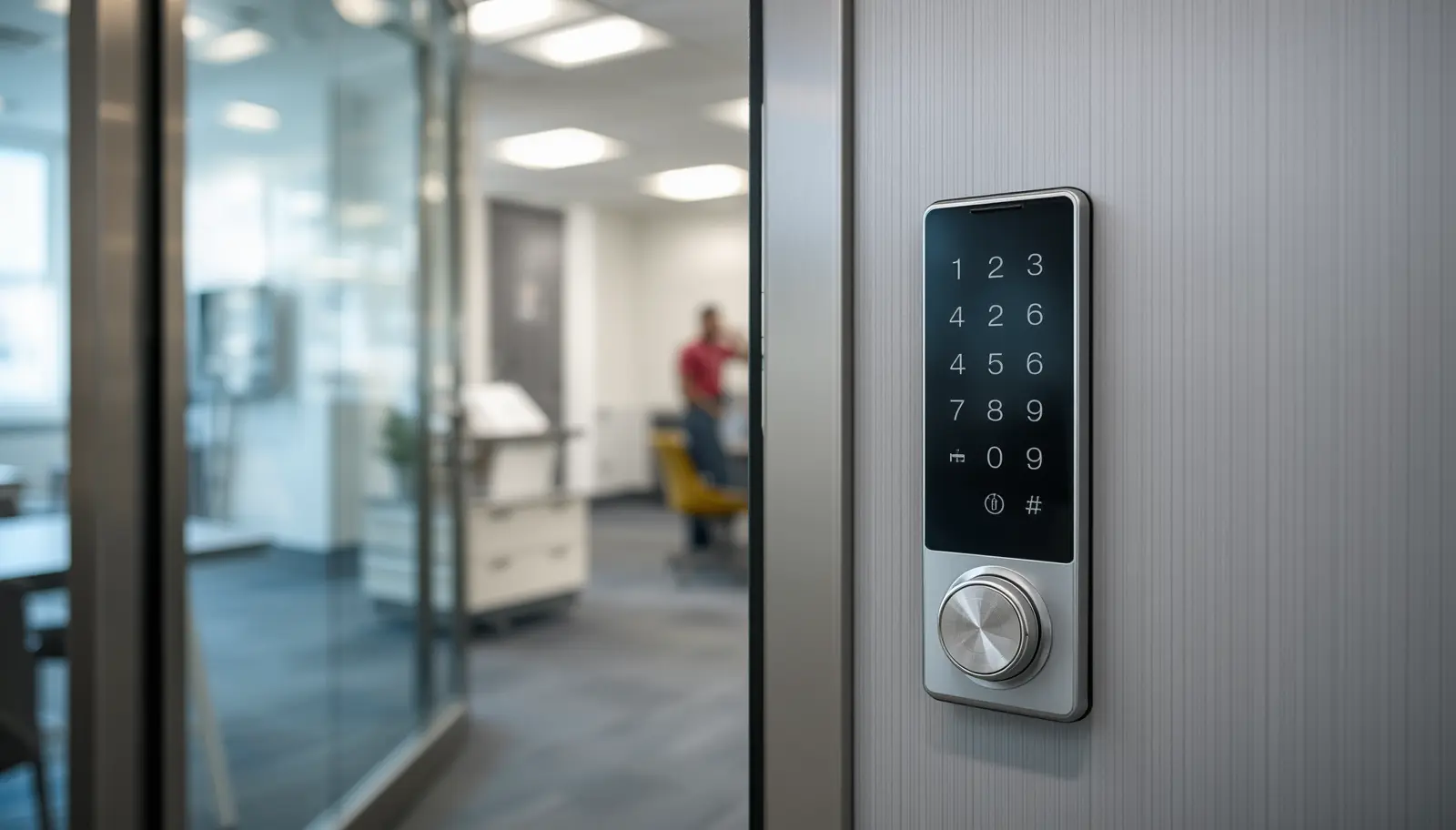 Business Locksmith Stockton CA — Office Lockouts, Master Keys and Access Control 5 Access control system installation Stockton CA keypad entry system
